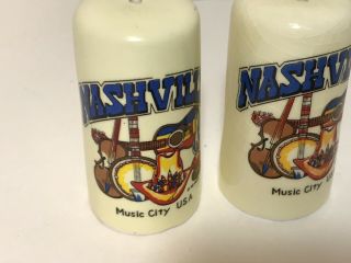 Vintage Nashville Music City USA Salt And Pepper Shakers 3