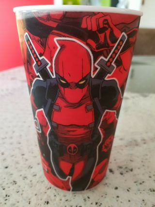 Deadpool Marvel Plastic Tumbler Cup And