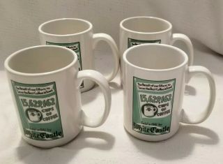 White Castle 1999 Diner Style Heavy Mug What You Crave 15,  629,  162 Cups Of Coffee