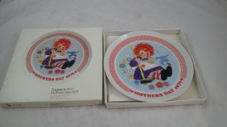Schmid 1979 Raggedy Ann & Andy Mothers Day Plate Box
