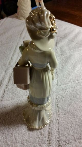 Lenox Porcelain Lady Figurine - - Shopping in Paris - 6 3/4 