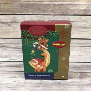2004 Carlton Cards Garfield & Pookie Visions Of Sugarplumz - Z - Z Ornament Moon