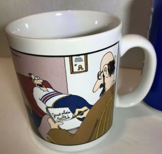 The Far Side Mug Gary Larsen Just Plain Nuts Brain Doctor Ceramic Coffee Cup Mug
