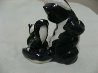 Madison Ceramic Art Studio Mother And Baby Skunk Salt Pepper Shaker 2