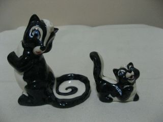 Madison Ceramic Art Studio Mother And Baby Skunk Salt Pepper Shaker 3