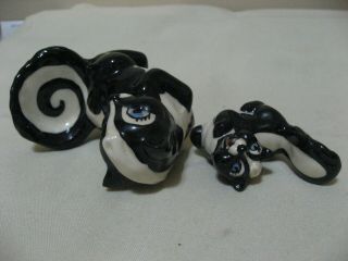 Madison Ceramic Art Studio Mother And Baby Skunk Salt Pepper Shaker 4