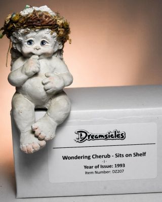 Dreamsicles: The Decision - Dz207 - Wondering Cherub - Sits On Shelf