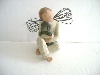 Willow Tree Angel Of Kindness Boy With Dog Figurine By Susan Lordi Demdaco
