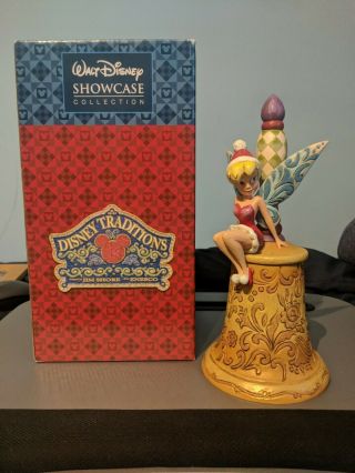 Signed Jim Shore Enesco Disney Traditions Tinker Bell Jingle Figurine