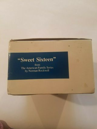Rockwell Museum AMERICAN FAMILY 1979 FIGURINE Sweet Sixteen 78418 4