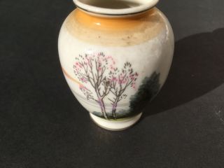 occupied Japan hand painted mini vase 2