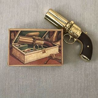 Pepperbox Pistol 1850 Avon Bottle 3fl Oz Everest Cologne - Full