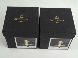 Pair Skultuna Claw Ring Candlesticks Design Maria Nilsdotter Sweden Rrp$106 Each