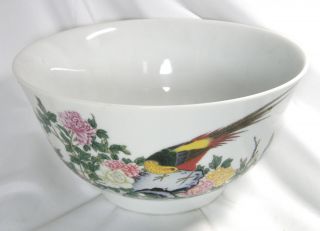 Lenox Oriental Bowl Chrysanthemums And Bright Colored Bird Design