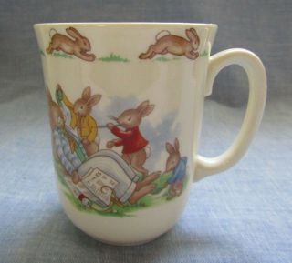 Royal Doulton China Bunnykins Bunny Rabbit Mug Cup Golden Jubilee Celebration