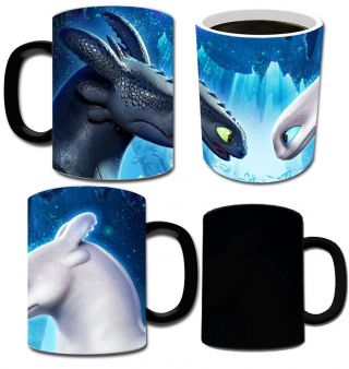 How To Train Your Dragon 3 Toothless Color Change Porcelain Coffee Mug Tea Cup