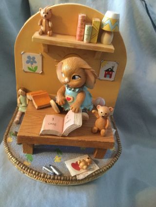 Pendelfin Bookend Girl,  Toddler Trouble