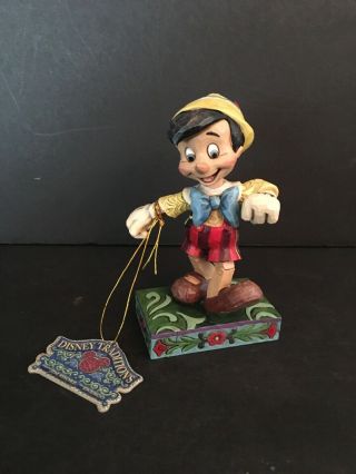 Jim Shore Disney Traditions Pinocchio Lively Step Fig.  4010027 By Enesco No Box
