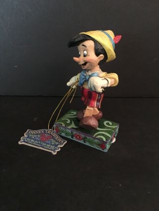 Jim Shore Disney Traditions Pinocchio LIVELY STEP fig.  4010027 By Enesco No Box 2