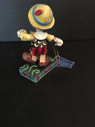Jim Shore Disney Traditions Pinocchio LIVELY STEP fig.  4010027 By Enesco No Box 4