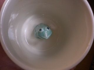 Vintage Ceramic Mug Cup With Surprise Frog Sitting Inside Japan 4