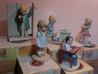 5 Bessie Pease Gutmann Figurines W/boxes