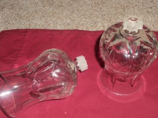 2 Hurricane Candle Votive Cups Home Interior Homco With Grommets