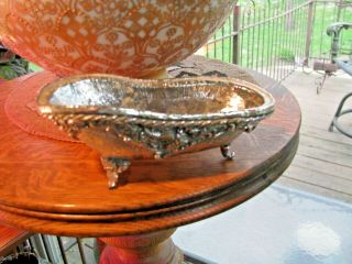 Small Cast Iron Bathtub - Ornate - For Doll House Or Collectible - 6 " X 2 5/8 " X 2 1/2