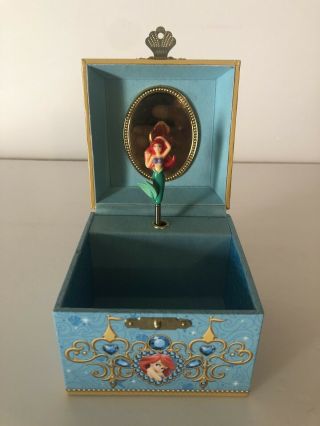 Disney Park Ariel The Little Mermaid Music Box Jewelry Under the Sea Tune 1988 2