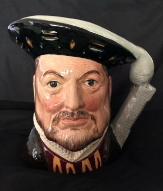 Royal Doulton - Henry Viii - D6642 - 1975 - Large Toby Jug - Collectible