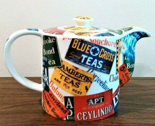 Paul Cardew Teapot 2008 World Tea Designed In England Colorful Design
