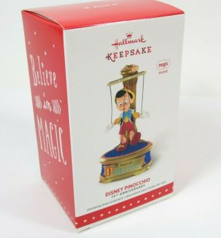Hallmark Christmas Ornament Disney Pinocchio 75th Anniversary (2015)