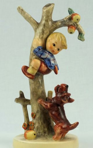 Hummel Figurine " Culprits " (boy Dog Apple Tree) 55/a Tmk 6 Goebel 6½ " Tall