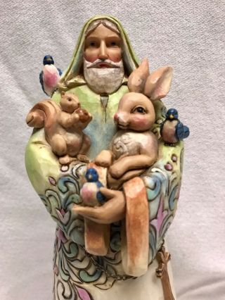 Jim Shore St.  Francis Figurine “lord,  Make Me An Instrument Of Your Peace”.