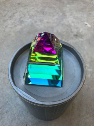 Swarovski Authentic Crystal Pyramid Paperweight