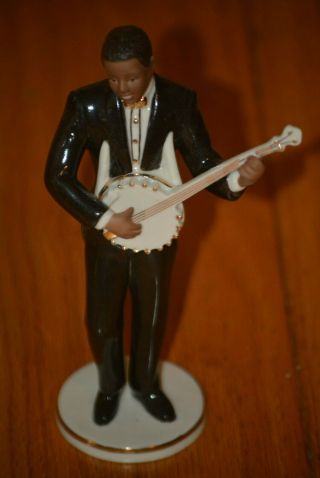 Lenox African American Harlem Jazz Figurine Big Band Banjo
