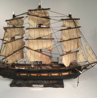 3 Masted Model Sailing Ship,  Fragata Espanola Ano 1780