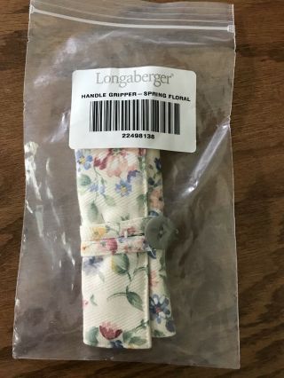 Longaberger Handle Gripper - Spring Floral - Euc