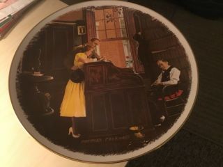 Norman Rockwell Plates - The Marriage License
