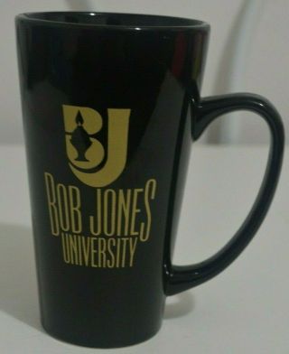 Bob Jones University Tall Black Coffee Mug