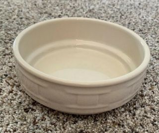 Longaberger Ivory Cereal Bowl Pottery Woven Traditions Made In The Usa