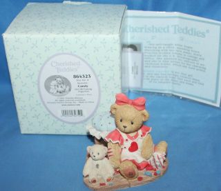 Cherished Teddies Candy You Are A Sweetie Figurine 864323 2001 Enesco