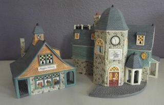 Department 56 Seasons Bay First Edition Set Of 2 Bay Street Shops 53301