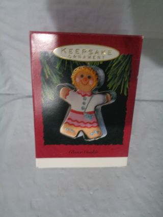 1993 Hallmark Ornament - Clever Cookie - Gingerbread Girl