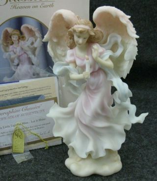 Seraphim Classics Angel This Little Light Of Mine By Roman No.  80785 Signed