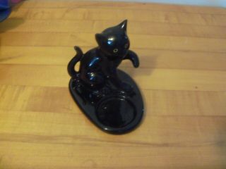 Party Lite Black Cat Candle Holder