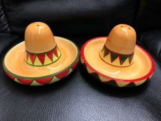 Sombrero Set Of Salt And Pepper Shakers