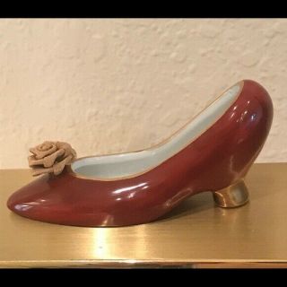 Limoges France Miniature Porcelain Heel/shoe