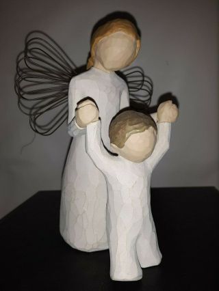 Willow Tree - Guardian Angel With Child Demdaco 2000 By Susan Lordi