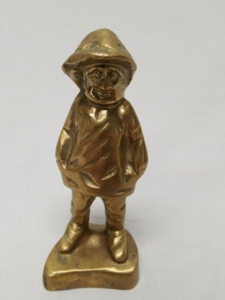 Collectible Solid Brass Nautical Figurines Sea Captain Sailor Fisherman Mariner